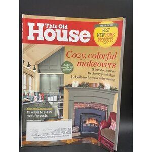 This Old House Magazine November / December 2012 Issue Magazine Length 10.50 In.